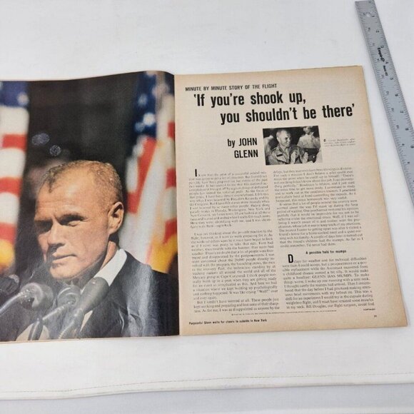 LIFE MAGAZINE March 9, 1962 JOHN GLENN My Own Story of the Orbit - Picture 10 of 10